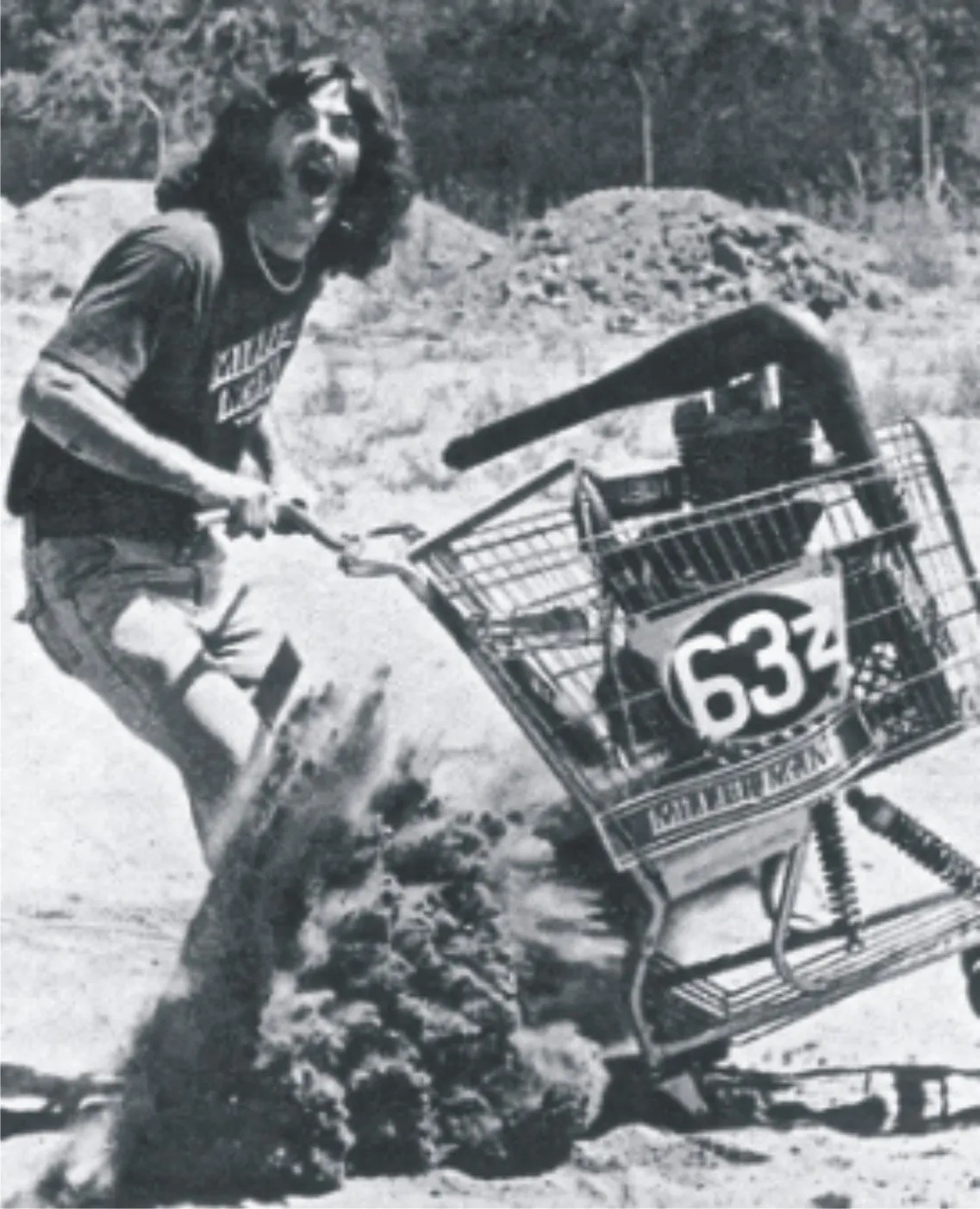 Dave Miller and the shopping cart