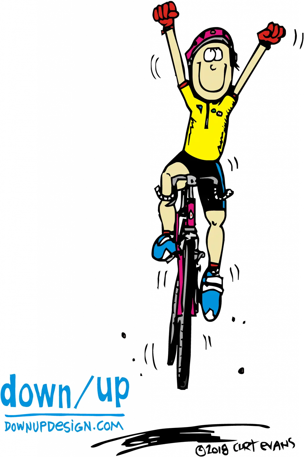 Bicycle Victory — original artwork