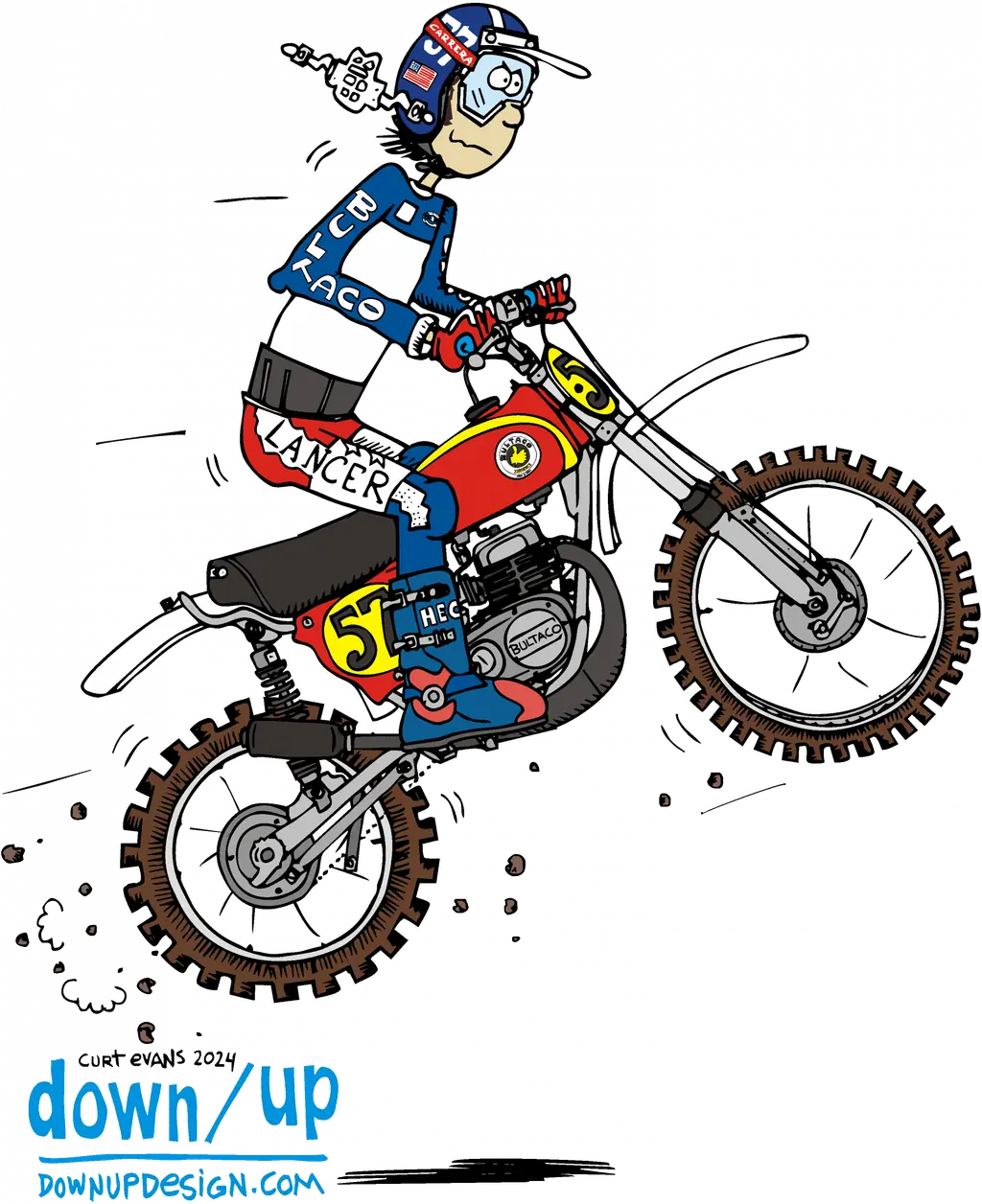 Bultaco – Jim Pomeroy — original artwork