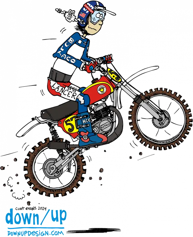 Bultaco – Jim Pomeroy — original artwork