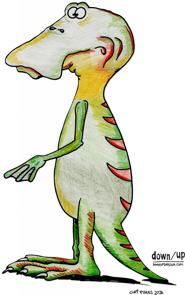 Dino Duckbill — original artwork