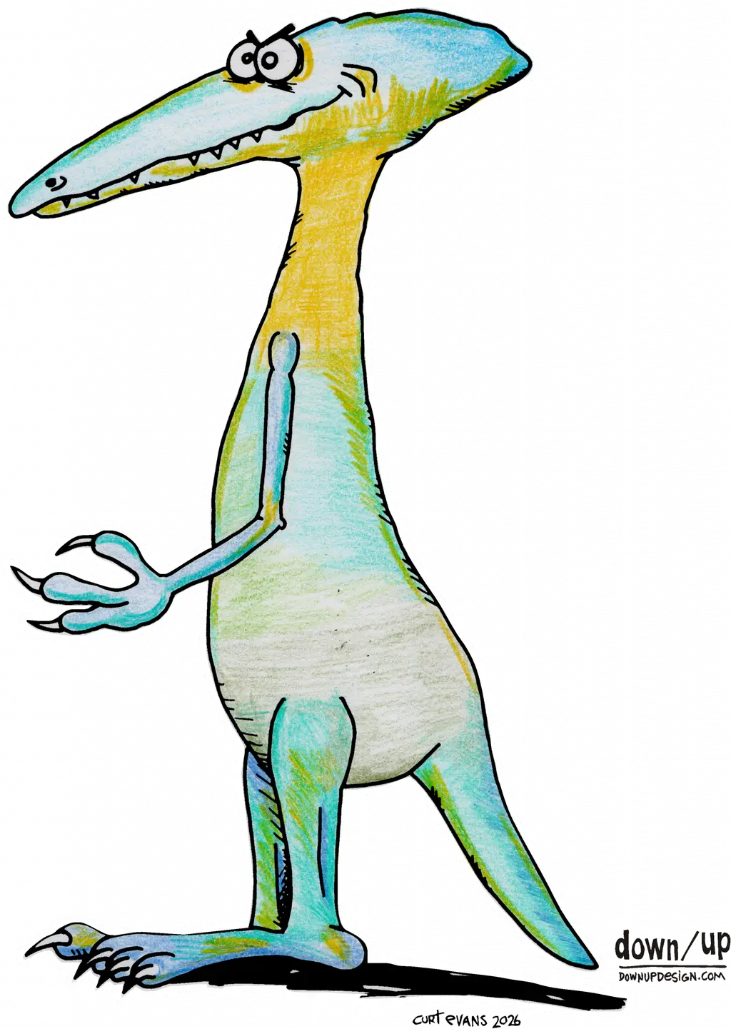 Dino Smiley — original artwork
