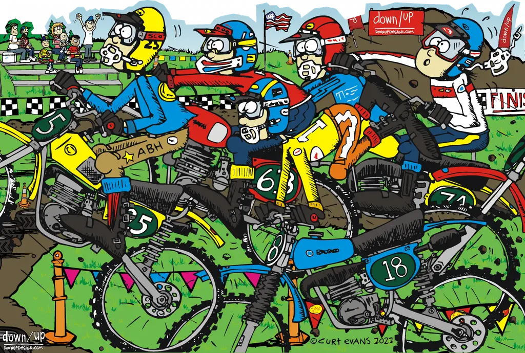 First Lap — original artwork
