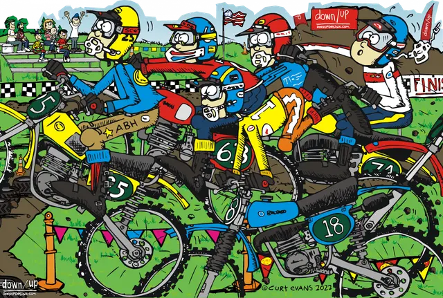 First Lap — original artwork