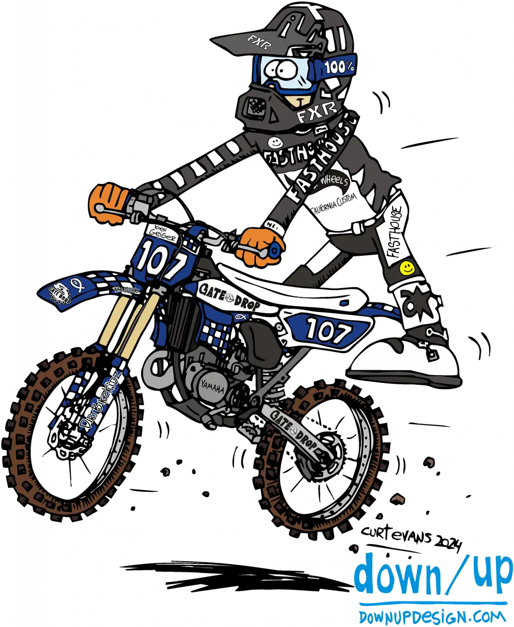 Gate Drop – Geiger 107 — original artwork