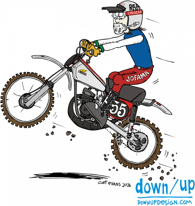 Honda Elsinore – Patrick Nash — original artwork