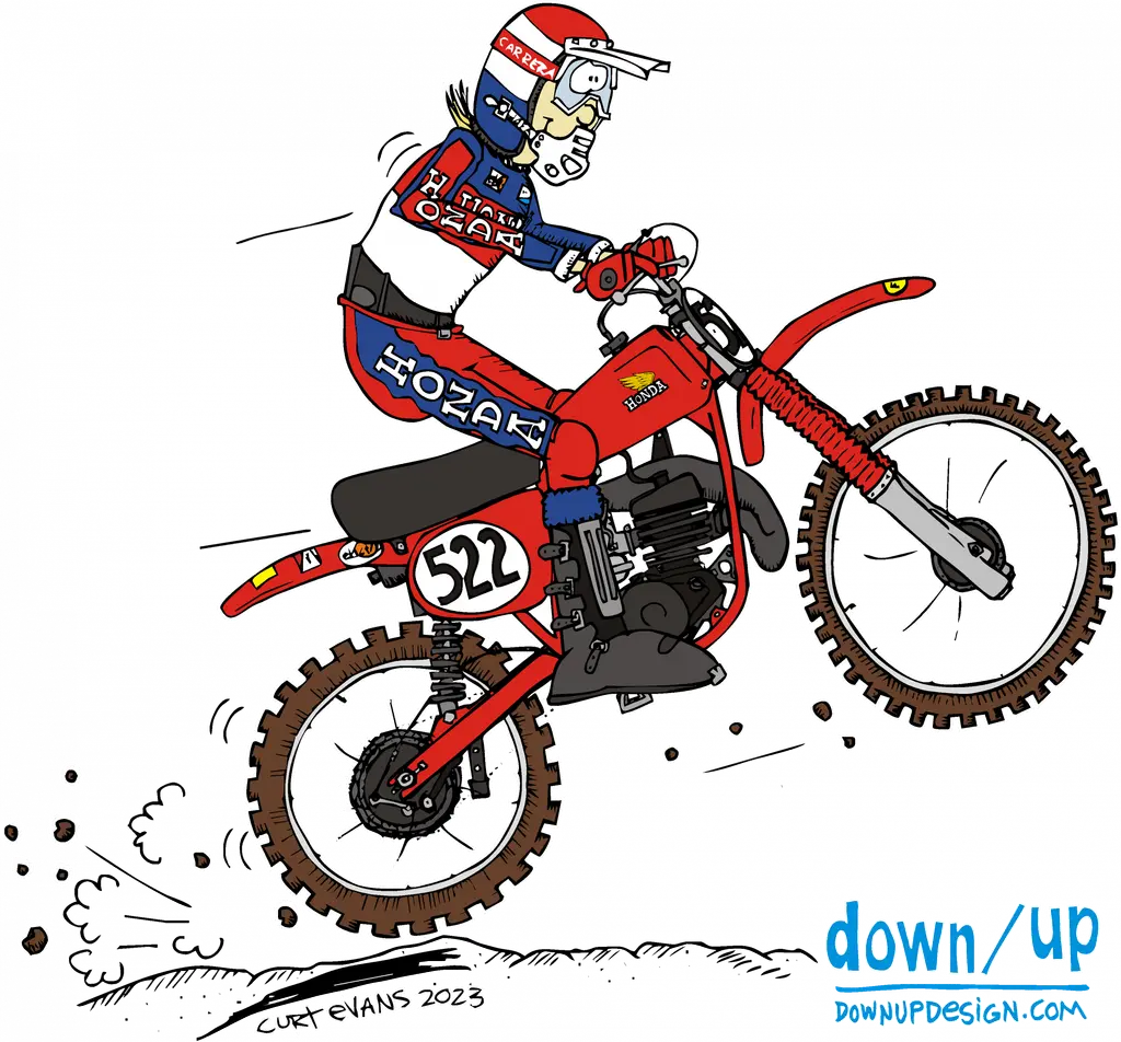 Honda – Marty Smith — original artwork
