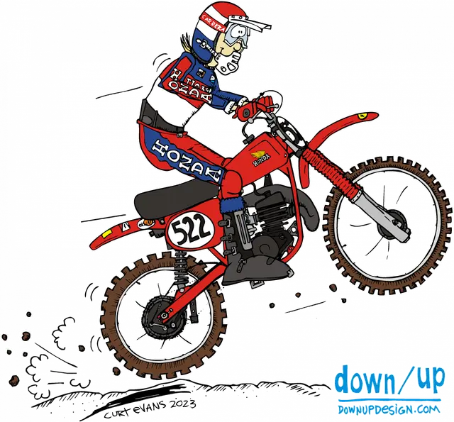 Honda – Marty Smith — original artwork
