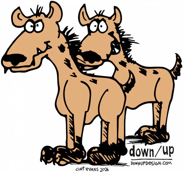 Hyenas — original artwork