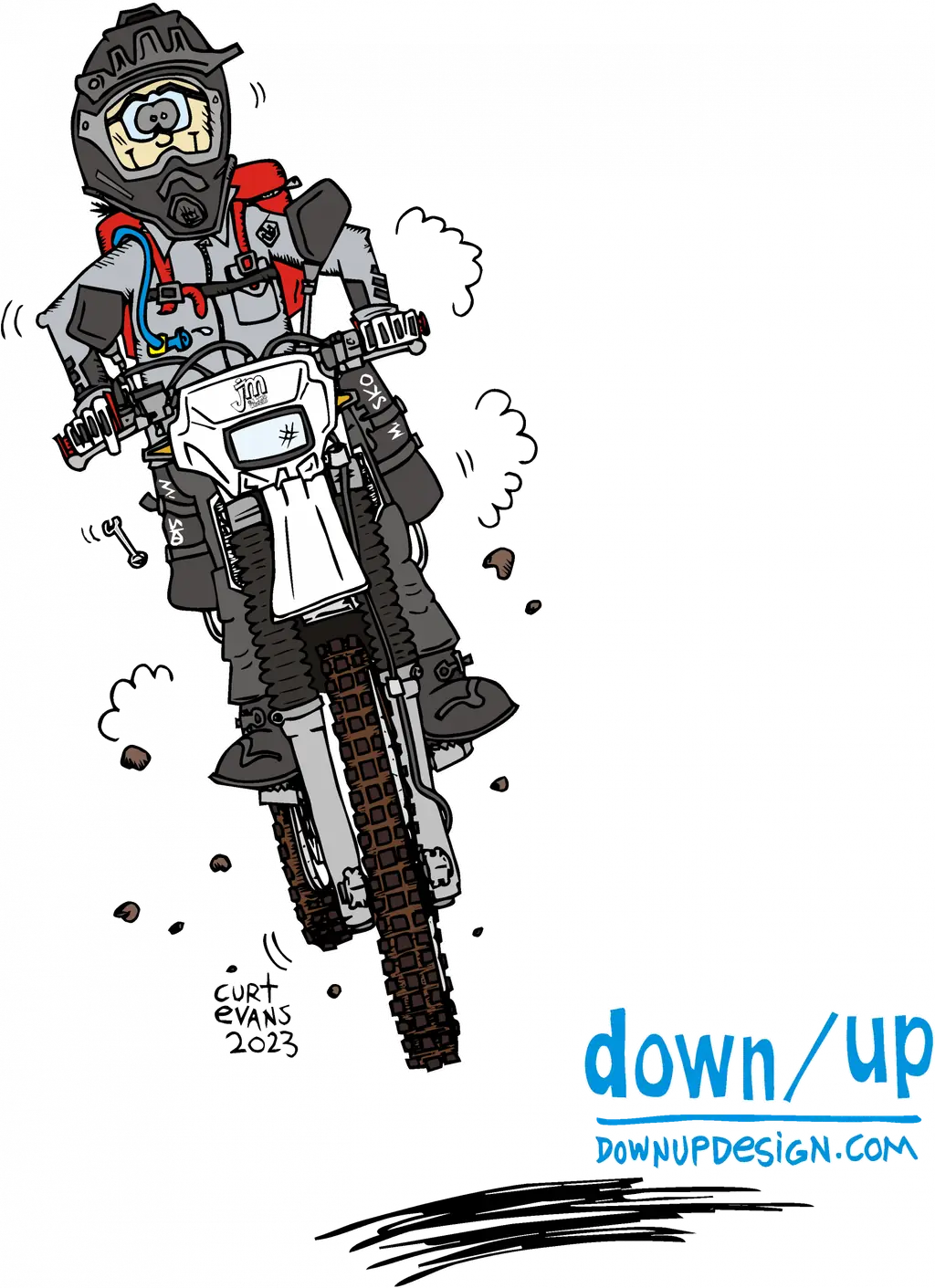 Jimmy Mac – DRZ — original artwork