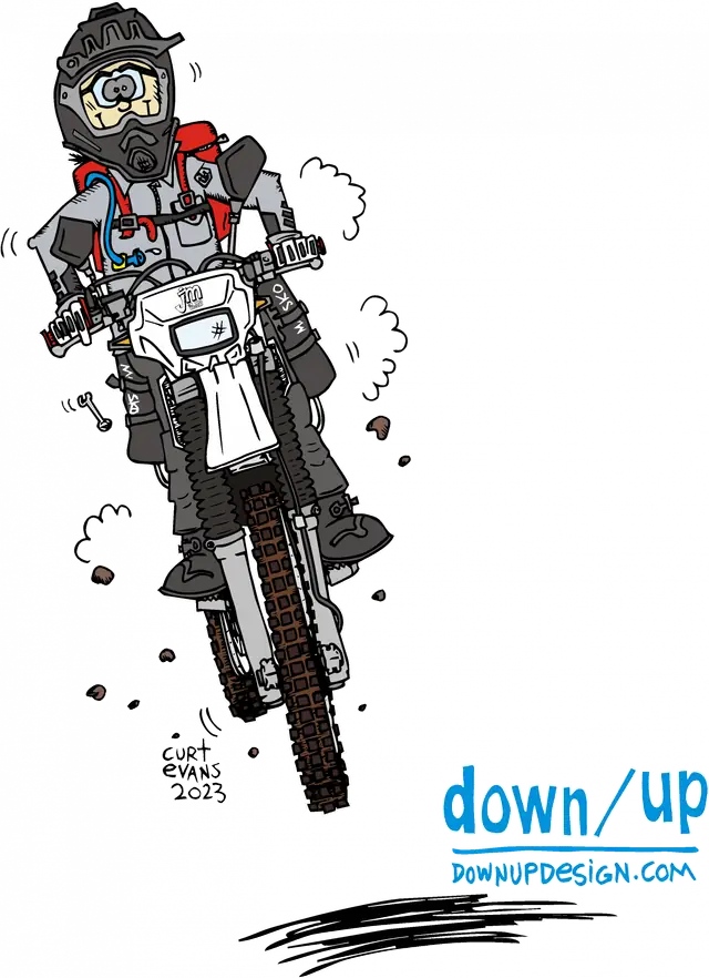 Jimmy Mac – DRZ — original artwork