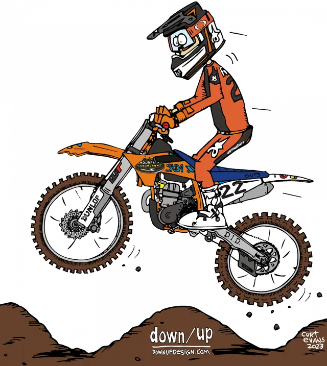 KTM – Chad Reed — original artwork