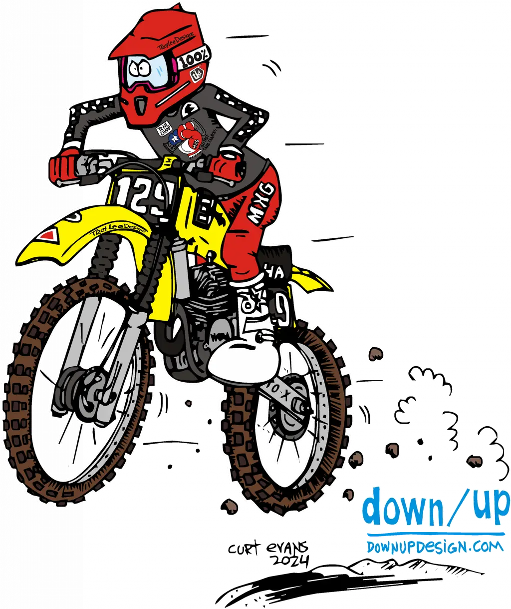 MX Gurl – Yamaha — original artwork