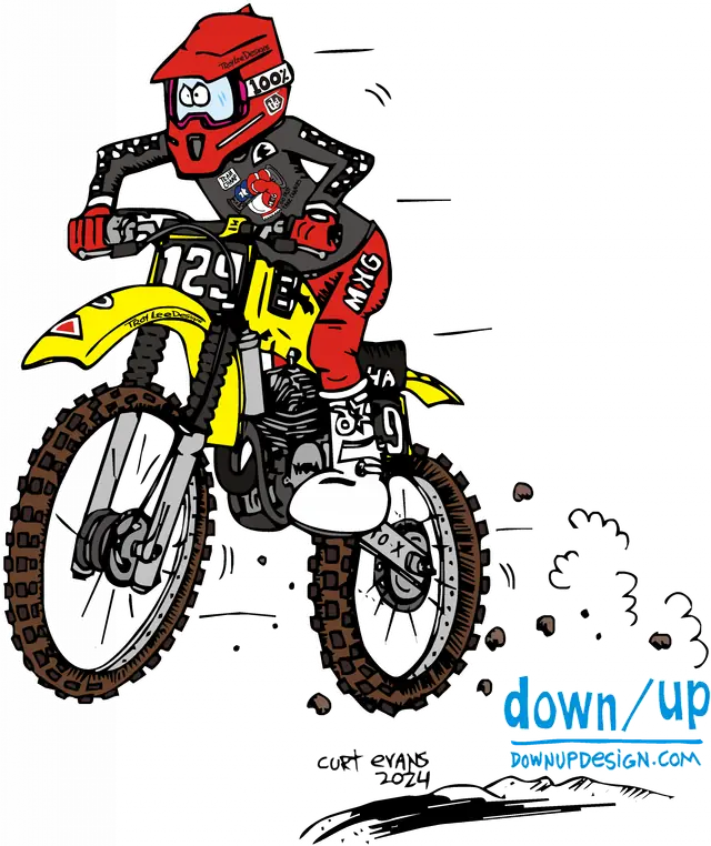 MX Gurl – Yamaha — original artwork