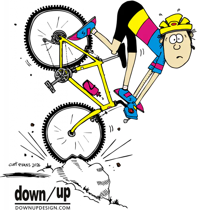N Doe Mountain Bike — original artwork
