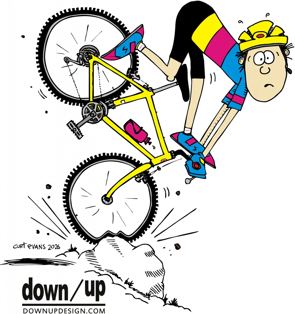 N Doe Mountain Bike — original artwork
