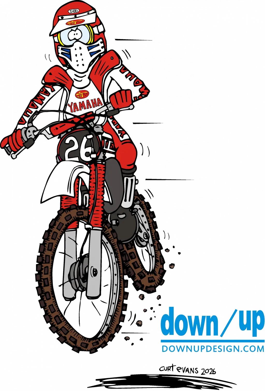 Old School Yamaha Euro — original artwork