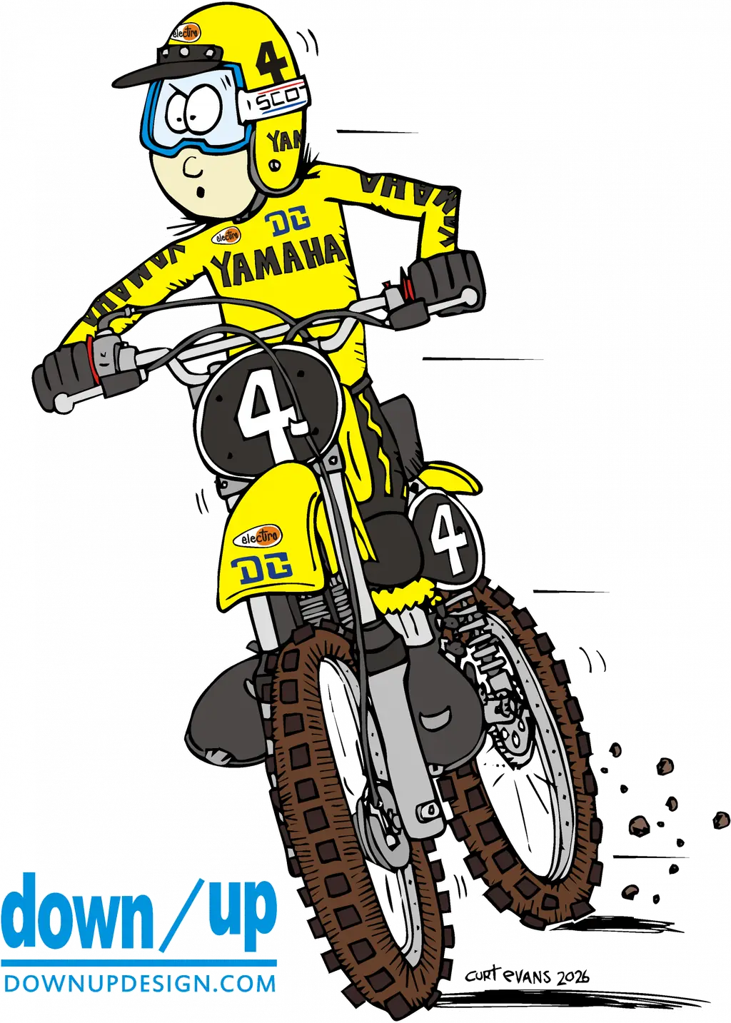 Old School Yamaha USA — original artwork