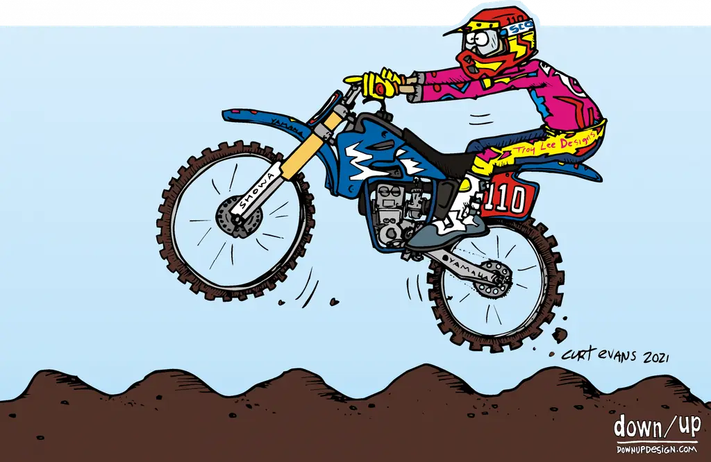 Yamaha W Whoops — original artwork